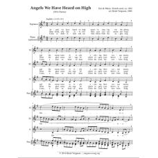 Angels We Have Heard On High (SSA chorus) Angels We Have Heard On High (SSA chorus)
