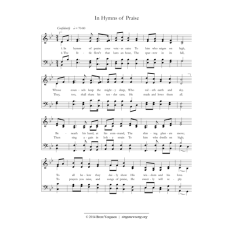 In Hymns of Praise