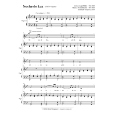 Noche de Luz (SATB / Organ)