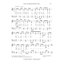 Once in Royal David's City Once in Royal David's City
