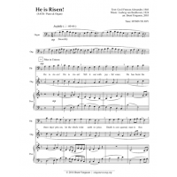 He Is Risen! (SATB / Piano and Organ)