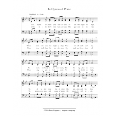 In Hymns of Praise