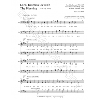Lord, Dismiss Us With Thy Blessing (SATB)
