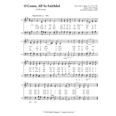 Oh, Come, All Ye Faithful (SATB chorus)