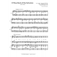 O Thou Rock of Our Salvation (SATB / Piano)