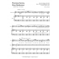 Precious Savior, Dear Redeemer (SATB / Piano + Clarinet)