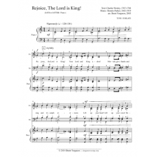Rejoice, the Lord is King! (SATB or SATTBB / Piano)